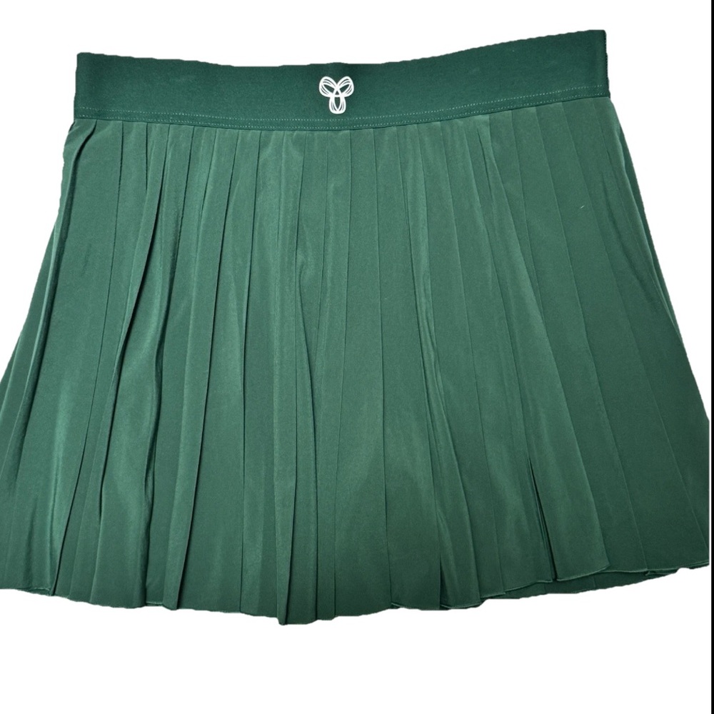 Aritzia TNA Green Tennis Pro Pleated Micro Skirt Skort - Sz L